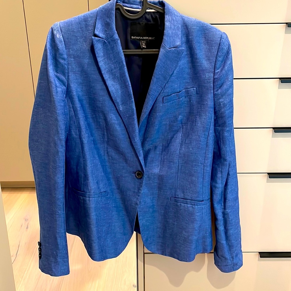 Banana Republic Linen Blazer